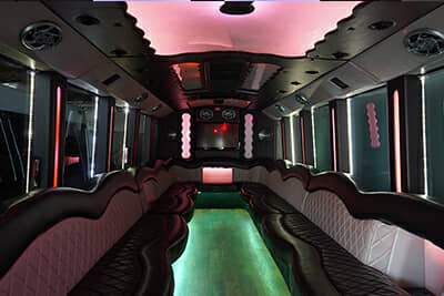 Large party buses in Detroit